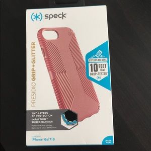 Speck Presidio Grip Glitter case for iPhone 6s/7/8